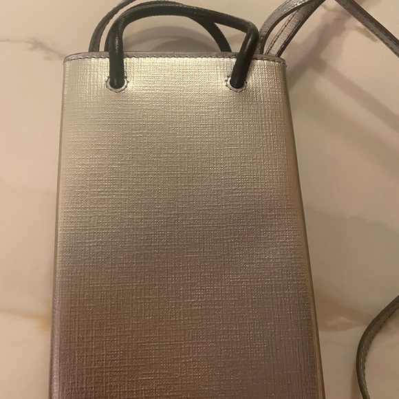 BALENCIAGA Metallic Phone Holder Bag - Picture 5 of 10